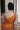 Tangerine Printed One shoulder maxi dress Backview