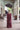 Plum double Cowl skirt set