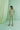 Floral Print Green Pantsuit with waistcoat