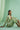 Floral Print Green Pantsuit sideview