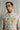 Grey printed Potli Button Kurta set closeview