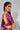 Magenta printed lehenga with Embroidered Blouse Backview