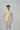 Printed Ivory Kurta Bandi Set Frontview