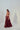 Maroon Printed Lehenga Set Sideview