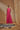Fuchsia Collared Pleated Jumpsuit Frontview