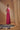 Fuchsia Collared Pleated Jumpsuit sideview