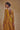 Yellow Printed Anarkali Suit Set Backview