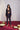 Women's Embroidered Purple Printed Pantsuit frontview