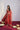 Cherry Red Printed Anarkali
