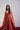 Cherry Red Printed Anarkali set