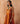 Burnt orange anarkali set