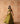 Parrot green off shoulder lehenga