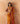 Burnt orange saree set